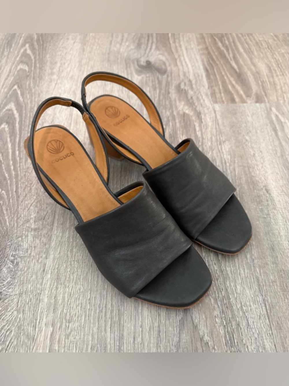 Coclico Okolo leather slingback sandals size 39